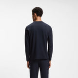 Boss Ottoman Pyjama Dark Blue T-Shirt With Embroidered Logo