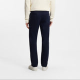 Boss Regular-Fit Chinos In Stretch-Cotton Satin In Dark Blue
