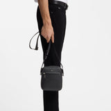 Boss Reporter Bag With Embossed Logo in Black