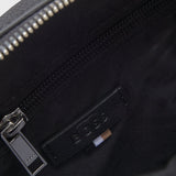 Boss Reporter Bag With Embossed Logo in Black