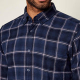 BOSS Rickert Check Shirt in Dark Blue
