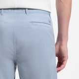 Boss Slim-Fit Shorts In Stretch-Cotton Twill Light Blue