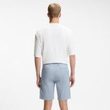 Boss Slim-Fit Shorts In Stretch-Cotton Twill Light Blue