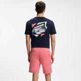 Boss Slim-Fit Shorts In Stretch-Cotton Twill Light Red