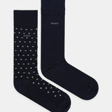 Boss Socks 2 Pair Dark Blue