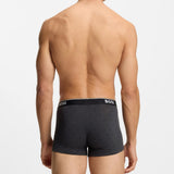 Boss Three-Pack Of Logo-Waistband Trunks In Stretch Cotton