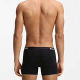 Boss Three-Pack Of Stretch-Cotton Boxer Briefs With Logos