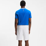 Boss Stretch-Cotton T-Shirt With Country Flag And Logo Italy