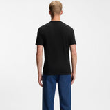 Boss Cotton-Jersey T-Shirt With Animal Artwork Black