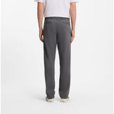 Boss Regular-Fit Chinos In Stretch-Cotton Satin In Dark Grey