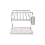 brabantia Foldable Dish Drying Rack In Light Grey