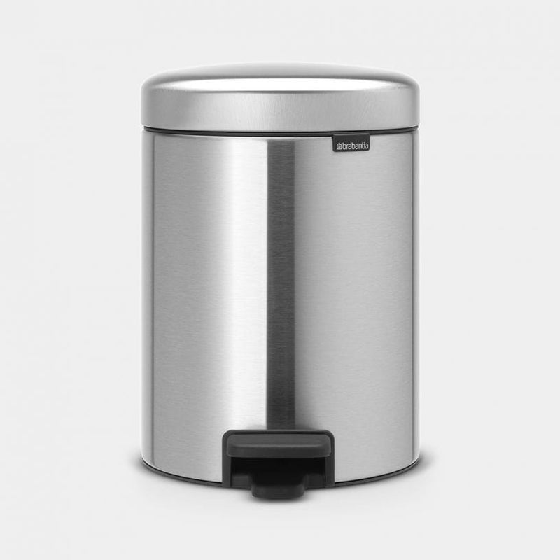 Brabantia Matt Steel Newicon Pedal Bin 5L