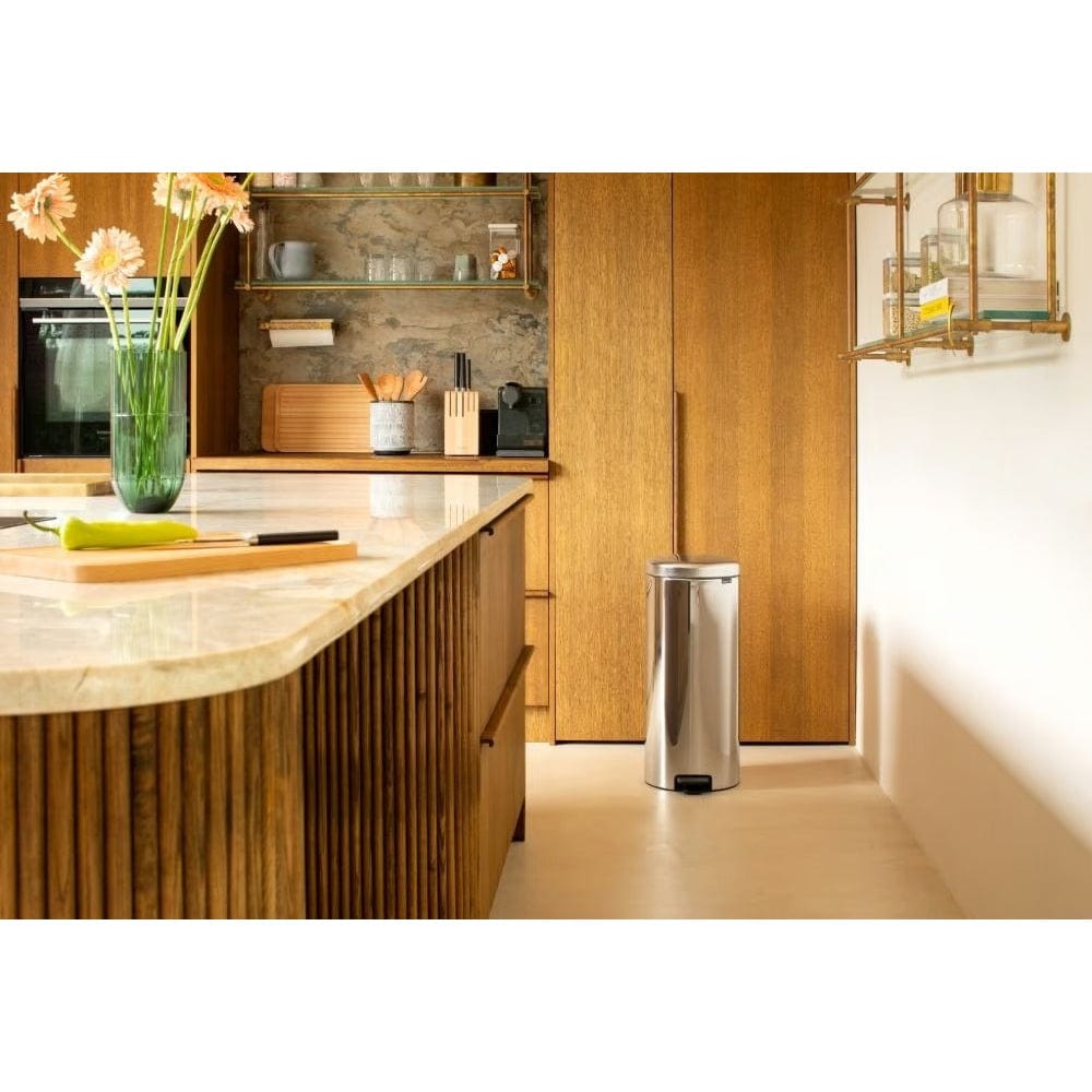 brabantia newicon 30l pedal bin brabantia NewIcon Pedal Bin 30L In Brilliant Steel