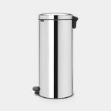 brabantia NewIcon Pedal Bin 30L In Brilliant Steel