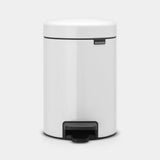 brabantia NewIcon Pedal Bin 3L In White