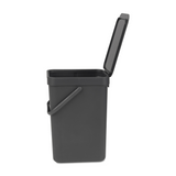 Brabantia Sort & Go Waste Bin in Grey 12L
