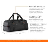 Briggs & Riley Expandable Overnighter In Black