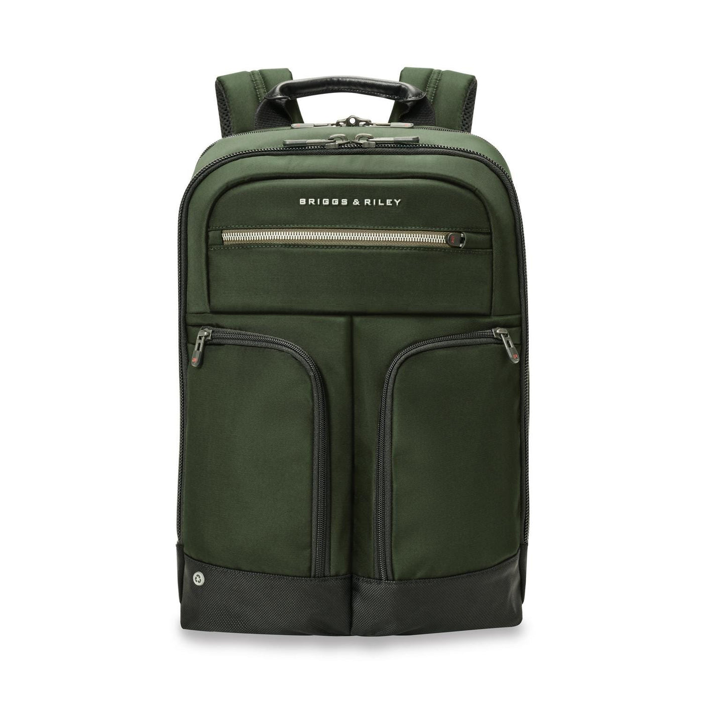 Briggs Riley Slim Expandable Backpack in Green