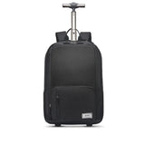 Solo Bleecker Recycled Rolling Backpack In Black