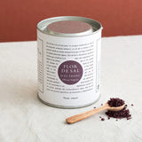 BRINDISA Flor de sal, Black olive, Organic Salt, 180g