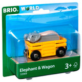 Brio Elephant & Wagon