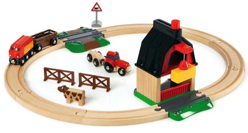 Brio Farm Railway Set