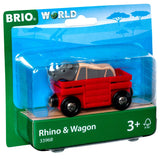 Brio Safari Wagon And Rhino
