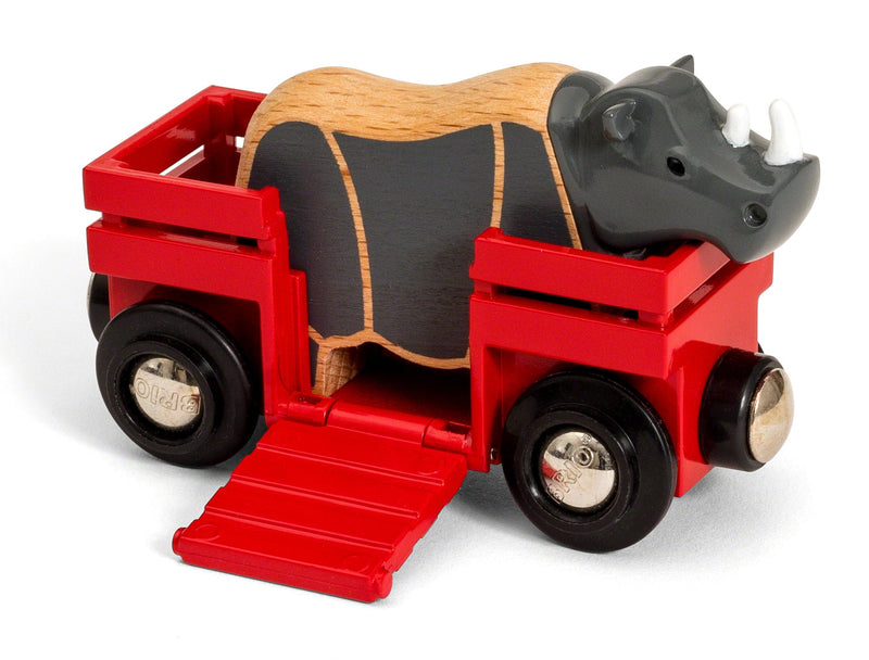Brio Safari Wagon And Rhino