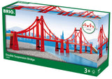 BRIO World Double Suspension Bridge