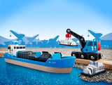 BRIO World Freight Ship And Crane