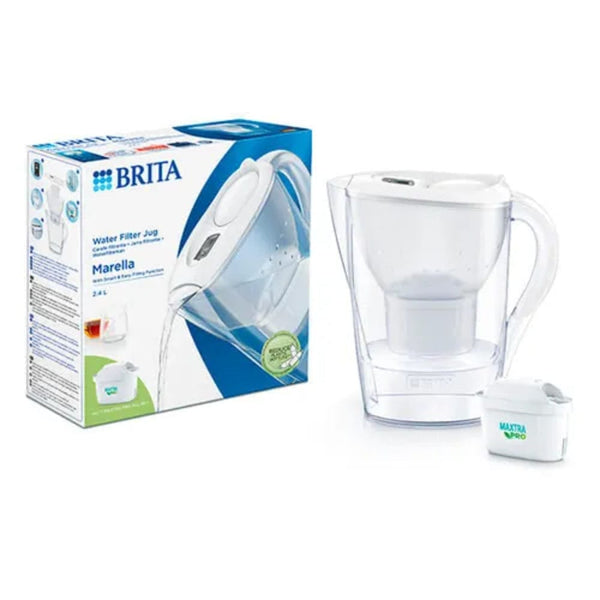 BRITA Marella Cool Water Filter Jug In White