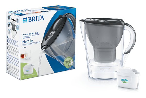 BRITA Water Filter Jug Marella Cool Graphite 2.4L