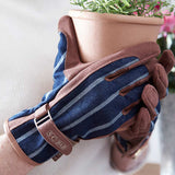 Burgon & Ball Sophie Conran Blue Striped Glove
