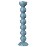 Addison Ross Extra Tall Bobbin Candlestick 33cm In Chambray
