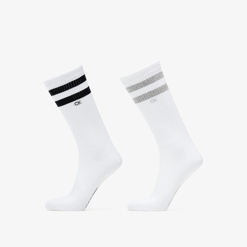 Calvin Klein High Sock 2-Pack White