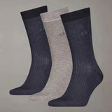 Calvin Klein 3 Pack Classic Socks Gift Set In Grey