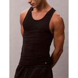Calvin Klein 3 Pack Lounge Tank Tops In Black