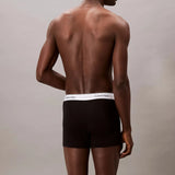 Calvin Klein 3 Pack Relaxed Dart Trunks Icon Cotton Stretch Black