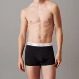 Calvin Klein 3 Pack Relaxed Dart Trunks Icon Cotton Stretch Blue