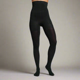 Calvin Klein 80 Denier High Waist Shaper Tights In Black