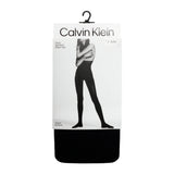 Calvin Klein 80 Denier High Waist Shaper Tights In Black