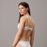 Calvin Klein Balconette Bra Soft Stretch Lace in Ivory