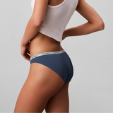 Calvin Klein Bikini Briefs Icon Logo in Dark Denim