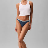 Calvin Klein Bikini Briefs Icon Logo in Dark Denim