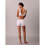 Calvin Klein Heritage Cotton Stretch Boyshort Boxer Briefs In White