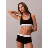 Calvin Klein Icon Cotton Modal Boyshorts In Black