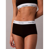 Calvin Klein Icon Cotton Modal Boyshorts In Black