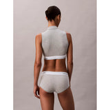 Calvin Klein Icon Cotton Modal Boyshorts In Grey Heather