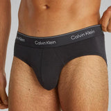 Calvin Klein Icon Cotton Stretch Underwear Briefs 3Pack In All Black