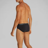 Calvin Klein Icon Cotton Stretch Underwear Briefs 3Pack In All Black